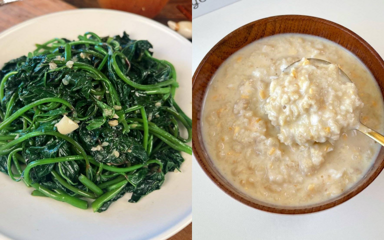 女明星減肥必吃「地中海飲食法」！營養師揭「台灣版」菜單：炒地瓜葉、燕麥粥都上榜