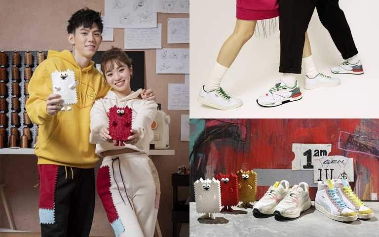 PUMA超有梗玩很大耶！攜手「公仔教父」將便利貼、鋸齒布樣、方格紙融入運動設計，還大方送超限量公仔！