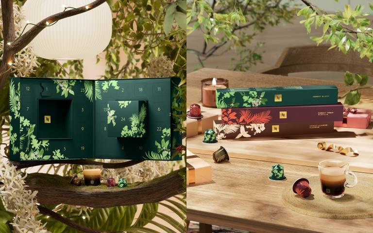 NESPRESSO攜手時裝設計師Johanna Ortiz 打造耶誕專屬「森林之心」倒數月曆、風味咖啡膠囊