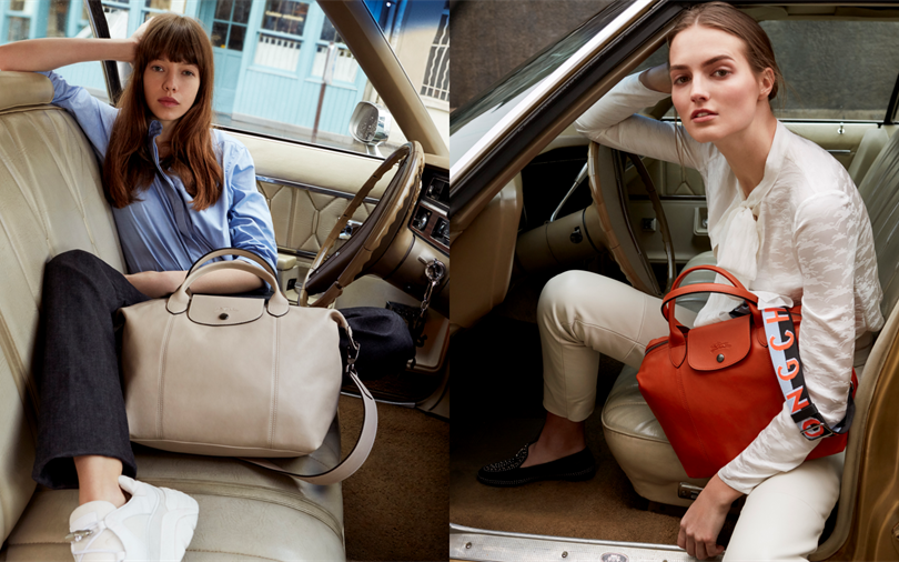 法國必買Longchamp小羊皮摺疊包全新改款，寬版肩帶更帥氣！