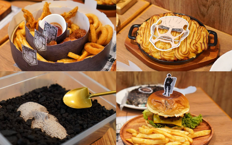 餐酒館插旗信義區1／日系「歐拉歐拉オラオラ」玩聯名　首波走進《進擊的巨人》世界