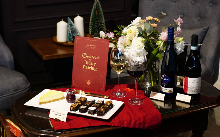 美式布朗尼專賣店插旗台北東區　當店限定葡萄酒╳布朗尼微醺套餐　大人系甜點控這樣吃