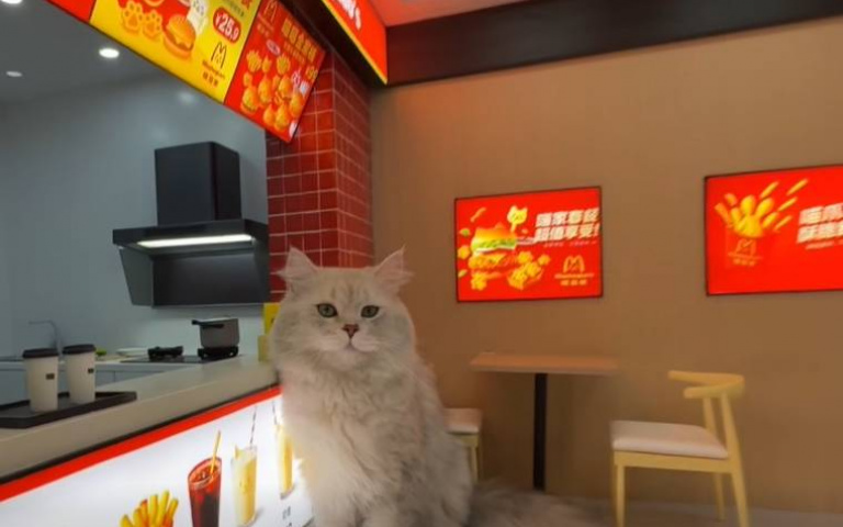 扯！飼主為貓咪打造小鎮　還有「喵當老」可以吃