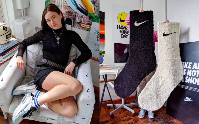 那個「勾勾」讓人好著迷~你一定沒有她瘋狂,用SWOOSH LOGO製作居家用品!