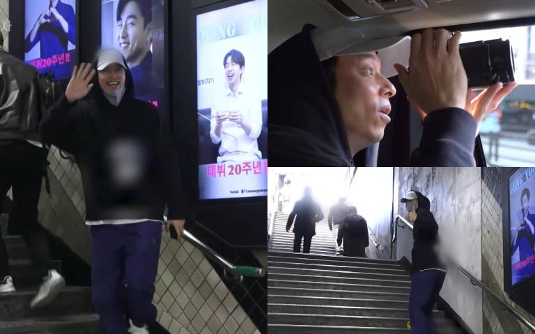 孔劉低調現身地鐵站!出道20周年打卡「粉絲應援燈箱」,擦身而過實在太扼腕!