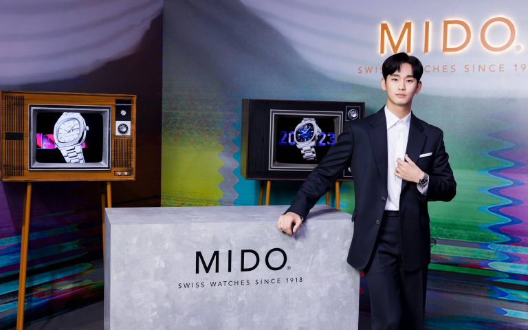 男神金秀賢現身曼谷成人肉看板帥照連發，助攻MIDO美度表秀腕錶新作