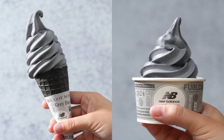 New Balance x全家Fami!ce推聯名口味霜淇淋！原來灰色球鞋吃起來是這種味道嗎？