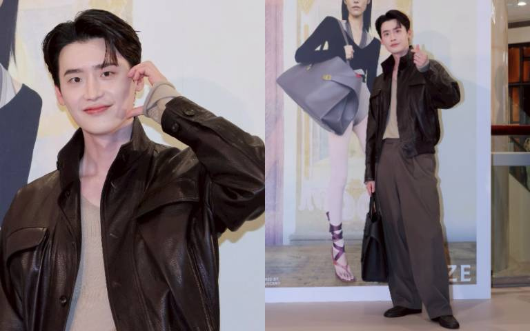 尖叫聲不斷！超人氣男神李鐘碩現身FERRAGAMO活動、手指愛心&臉頰愛心無限輸出，寵粉無極限