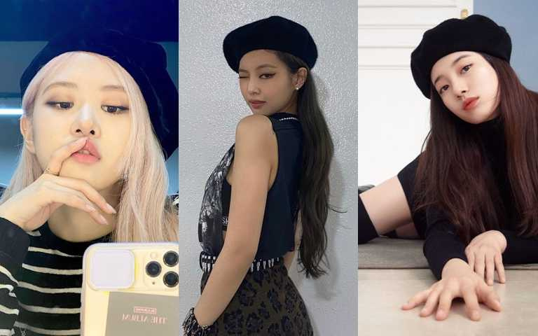 秀智、Rosie、Jennie、TWICE娜璉都在瘋「貝蕾帽」!保證是扁頭人也能駕馭的最美帽款!