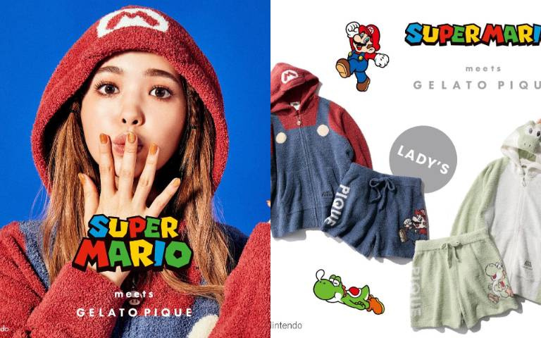 「gelato pique x 超級瑪利歐」聯名登場!超萌居家系列,大人小孩一起穿!