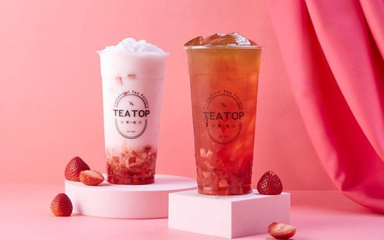 提袋免費送！「TEA TOP X 爽爽貓」推超萌周邊，還有草莓新品「奴才好了莓」登場！