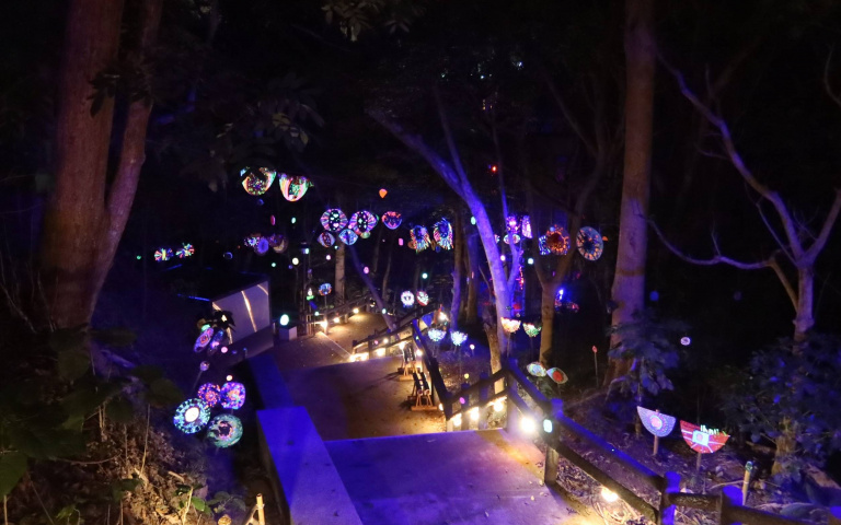 2021龍崎空山祭2／奇幻燈節幕後花絮　兩件裝置藝術出自小朋友之手