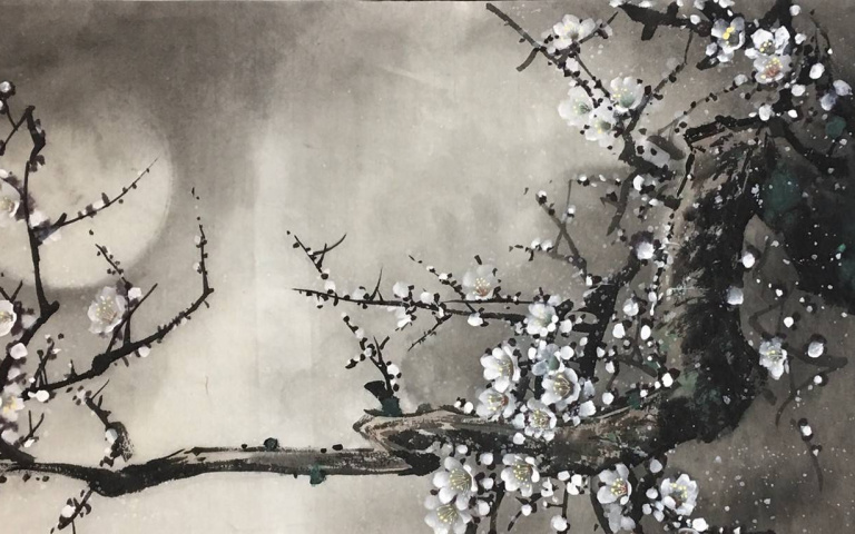 桃園新屋分館賞丹青! 藝采飛揚 葉蘭香水墨展!