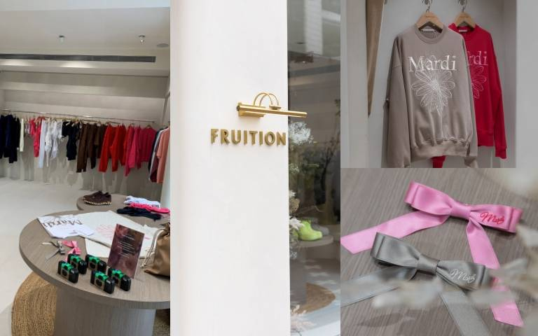FRUITION台北旗艦店全新開幕！帶來Mardi Mercredi全球獨家限定色衛衣、T恤、髮飾，韓國也買不到粉絲們一定要搶！