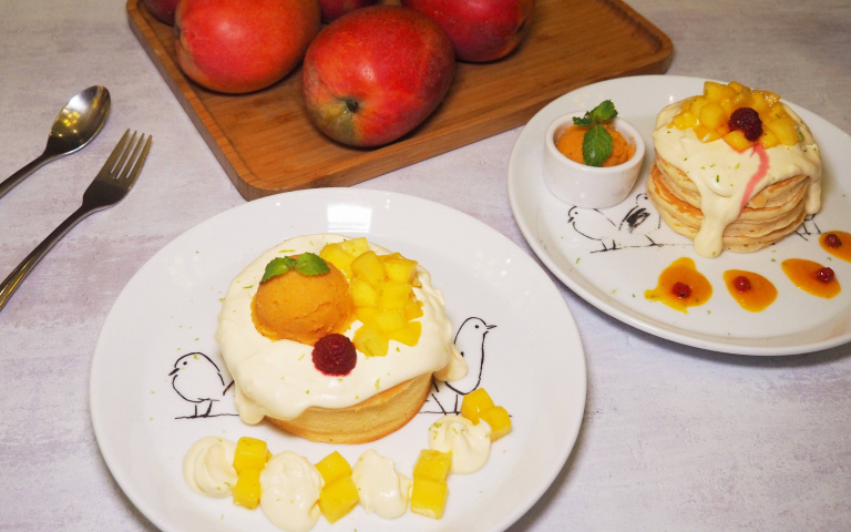 芒果鬆餅混搭百香果　金鑽鳳梨跳入芒果飲　輕食鬆餅杯限時開賣