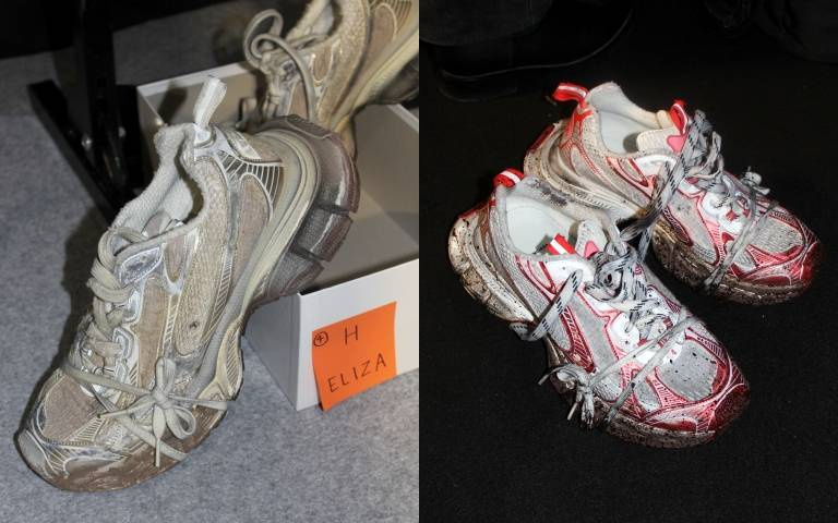 BALENCIAGA爆款運動鞋『3XL Sneaker』推出仿舊版本！以為穿到破？但其實是刻意磨損的設計超吸睛！