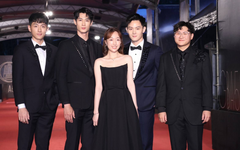 金鐘58／王敏淳首次走紅毯帶4男星踩場　黃柏峰、鍾岳軒樂當「定心丸」