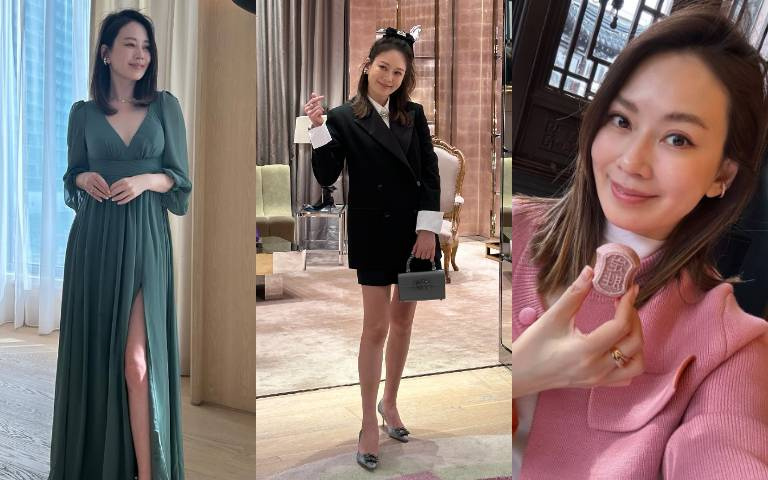 Melody戀愛有譜?資深鐵粉穿上Roger Vivier花鑽系列優雅現身、大秀美腿線條,自曝現在有聊得來的朋友