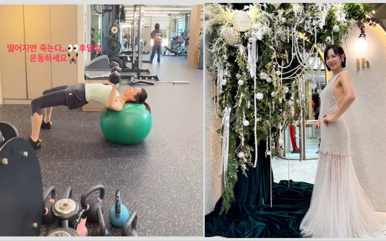 孫藝珍IG限動健身重訓太狂！瑜珈球高難度訓練＋啞鈴同步出擊，「跌倒我真的會死」笑翻