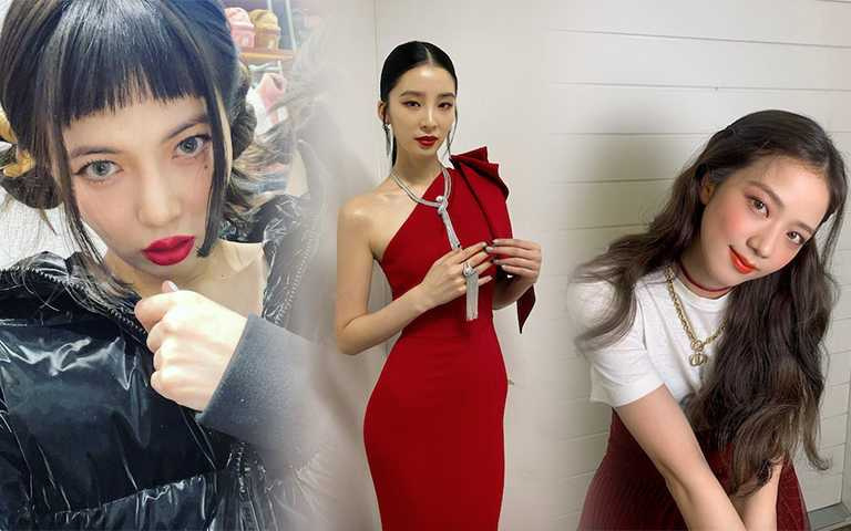 快看名人教你駕馭「喜氣紅」！大紅唇、東方紅服飾這樣穿，不俗氣更有貴族感