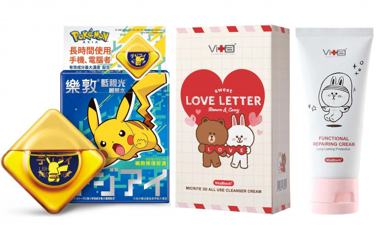 皮卡丘樂敦藍視光、LINE FRIENDS*allyoung...2021美妝界最萌聯名來啦~~