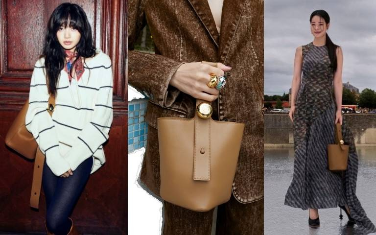 領完年終先買LOEWE的Pebble水桶包！Lisa、林智妍…好多韓星都已經在IG搶先曬包了！