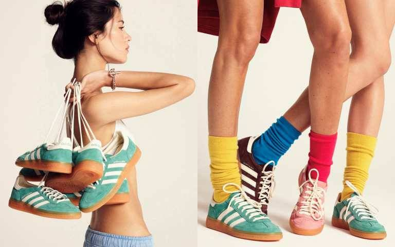 adidas Originals攜手美國時尚品牌Sporty & Rich，推出湖水綠、莫蘭迪粉和復古深棕等特別色鞋款！