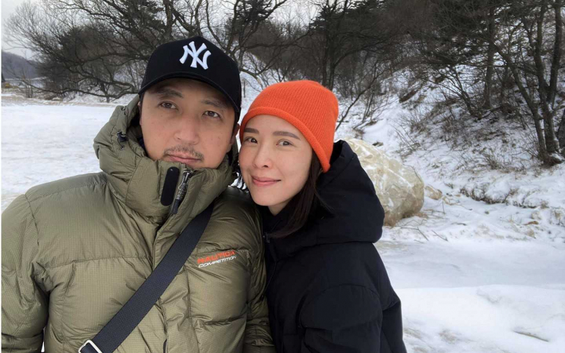 天心揪尪「重溫第一次約會」 雪場放閃搞浪漫