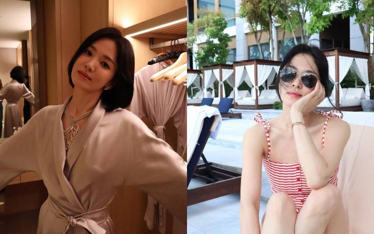 宋慧喬30年首次穿泳衣曬ig!43歲性感好身材真的藏不住!