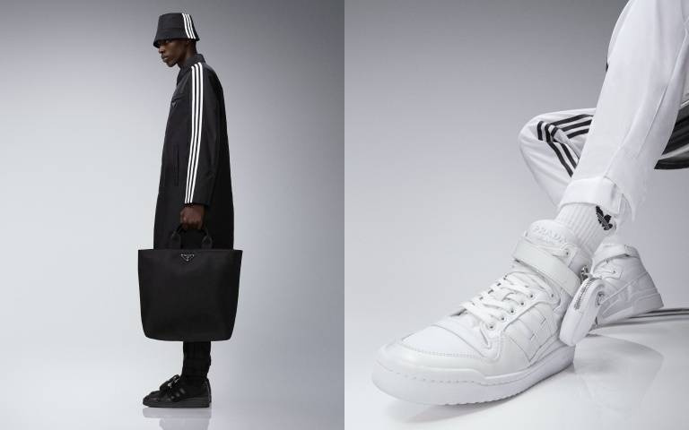 極致黑白美學:adidas 再度攜手 PRADA 推出 Re-Nylon 系列,各種帥氣包款、adidas Originals Forum 鞋款、配件通通值得打包