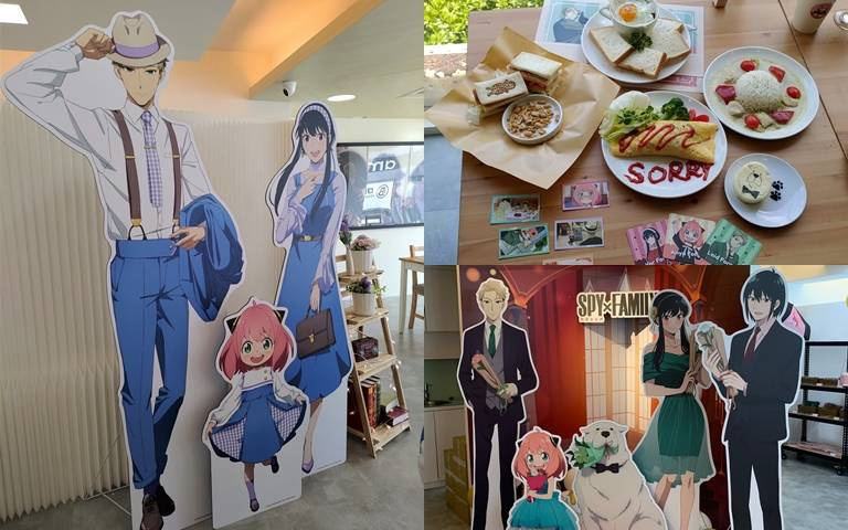 「間諜家家酒」主題咖啡廳全新開幕！特製對不起蛋包飯、安妮亞聖代開吃！