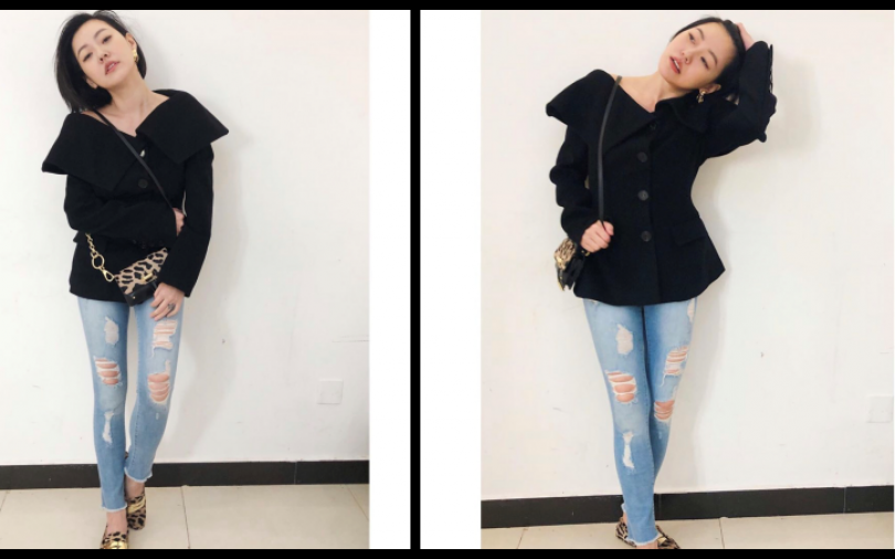 想駕馭豹紋卻不知怎麼穿？學小S這樣穿　局部點綴豹紋就能增添時髦復古味