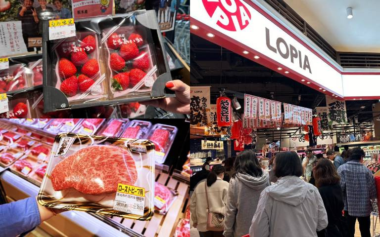 日本人氣超市「LOPIA」開幕!限定三大好康,滿額抽牛排、保冷袋享百元價!