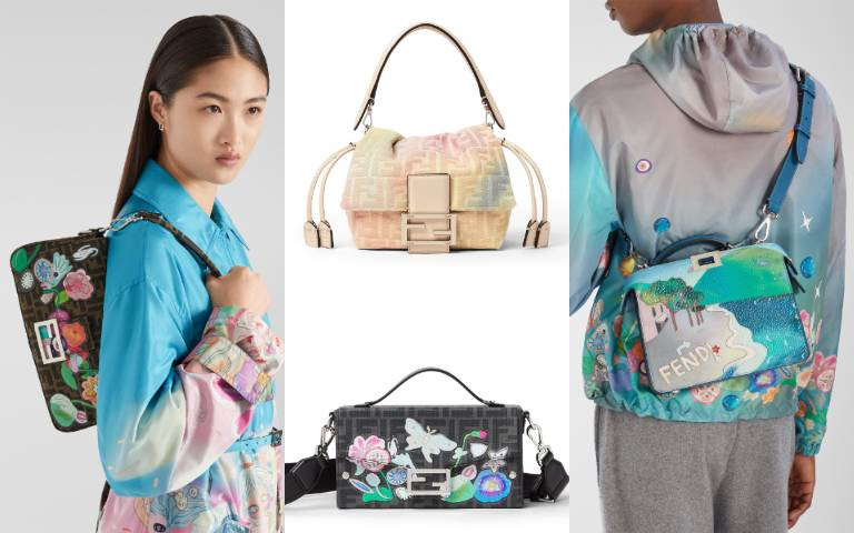 FENDI新春系列太夢幻：粉彩、螢光色、漫畫風！包包與設計亮點一次看