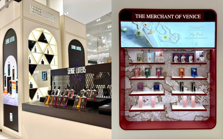 香氛迷又有新據點可以逛！「Maison de Beauté」香氛概念櫃找得到義大利高訂香氛「威尼斯商人」、法國沙龍香氛Serge Lutens也正式進駐台中漢神洲際