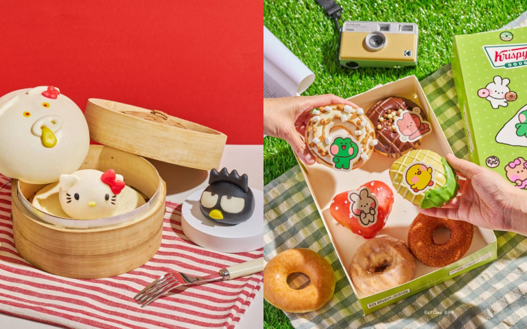 最萌聯名來了！點點心攜手三麗鷗、Krispy Kreme聯名LINE FRIENDS minini一次看