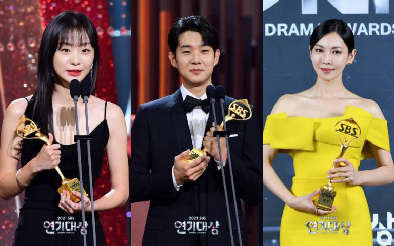 2021《SBS演技大賞》得獎名單!《那年我們》崔宇植、金多美殺青後同台領獎、金素妍奪最大賞!