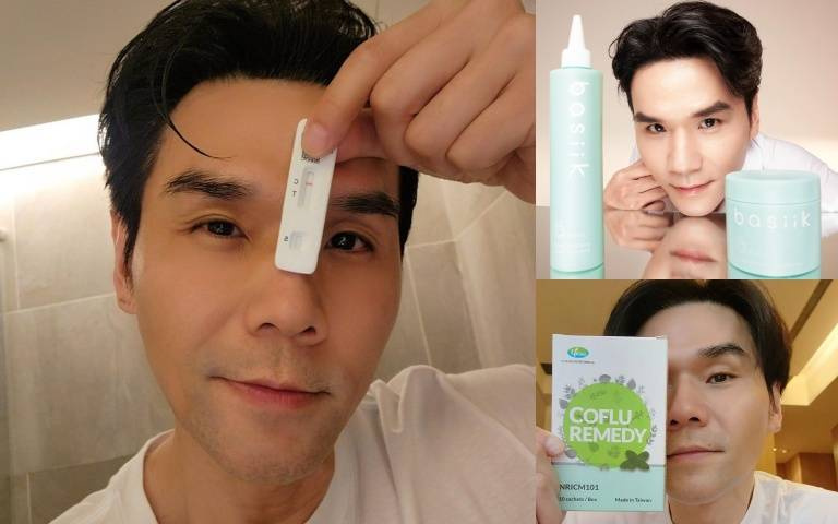 KEVIN老師確診隔離第九天,快篩終於顯示陰性啦!但小編一直無法從老師蓬鬆的頭髮視線移開(誤!)
