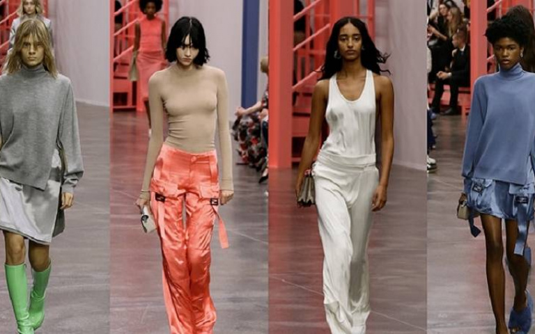 FENDI 2023春夏女裝大秀只能用『爆炸好看』來形容！每一套極簡風look都會讓人想認真穿出門！