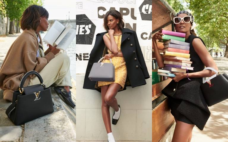 路易威登全新Capucines手袋廣告找來世界級超模Liya Kebede助陣！優雅時髦路線的美包造型實在太賞心悅目了！