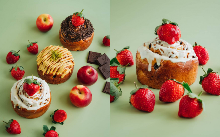 奶油捲名店推「卡士達」系列新品　「香濃黑巧OREO、白巧草莓捲」攻佔妳的甜點胃