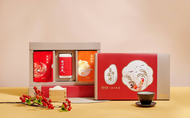 芳茲生技攜手百年西川米店推「喜逢滿穗」限定禮盒！