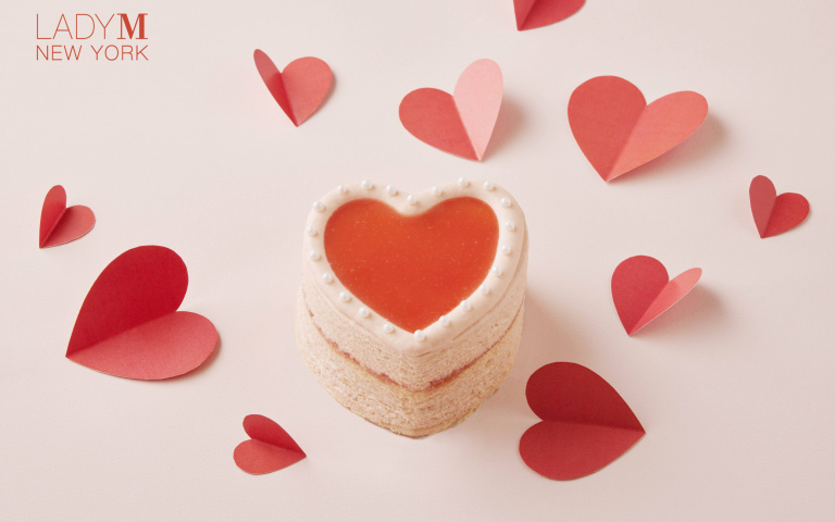 Lady M推「紅心芭樂千層」！愛心造型超吸睛，限時2天情侶們快搶！