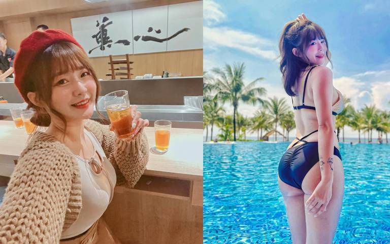 廷廷試喝龍井梅酒:「就像冰箱裡的無糖綠,隨時拿出來喝的存在感!」