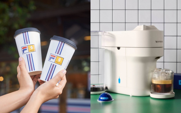 CAMA x FILA聯名咖啡開喝　Nespresso藍瓶系列登台