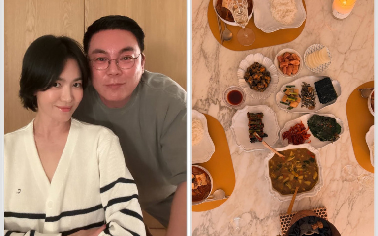 宋慧喬「貼肩男閨密」親密照曝光！親手做生日餐甜翻網：根本在放閃