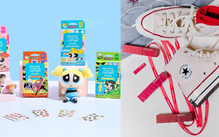 從唇到痘痘都在拚可愛！媚比琳聯名Converse、護妍天使飛天小女警同步爆紅