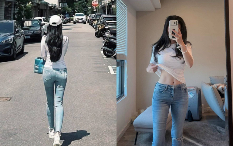 她把47歲活成17歲！KIMIKO一張背影照狂吸200萬流量，自曝「極致腰線不靠餓」！