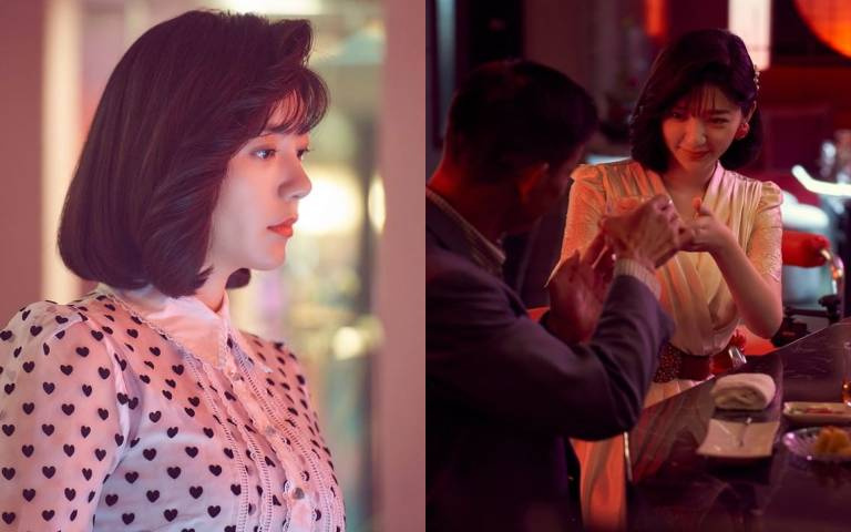 32歲郭雪芙演活《華燈初上》大學生兼日式酒店小姐，肌膚好到超有氧，服裝原來是學中森明菜！