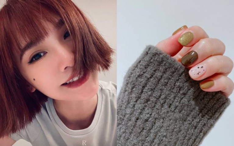 楊丞琳IG上曬出最新『抹茶巧克力』 超美光療指甲,冬天就是要擦這個潮流美色!